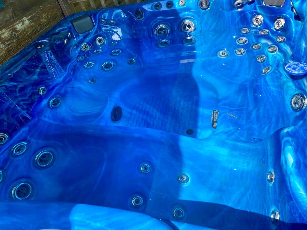 Entertainment area with smart TV and cozy seating arrangement