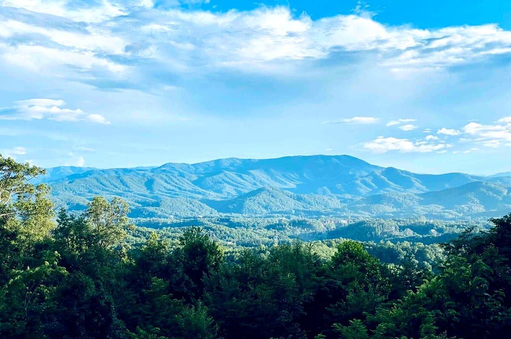 Smoky Mountain view from Thistle Britches cabin